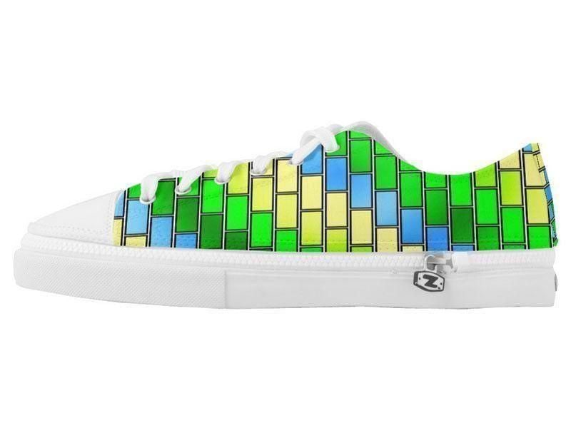 ZipZ Low-Top Sneakers-BRICK WALL #2 ZipZ Low-Top Sneakers-from COLORADDICTED.COM-