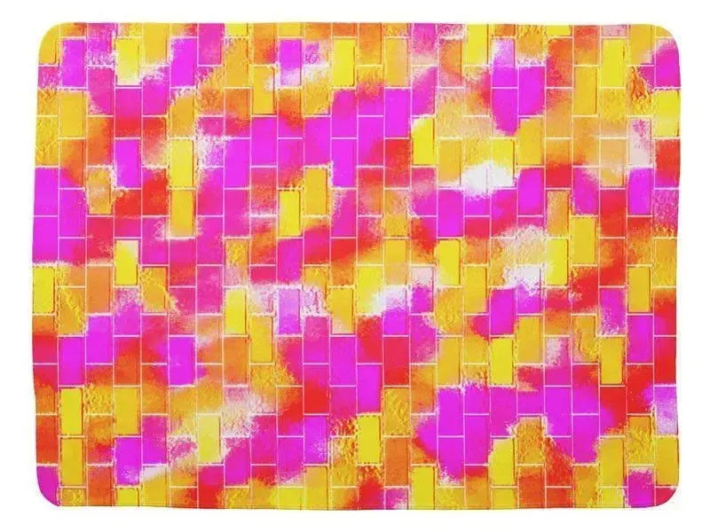 Baby Blankets-BRICK WALL SMUDGED Baby Blankets-from COLORADDICTED.COM-