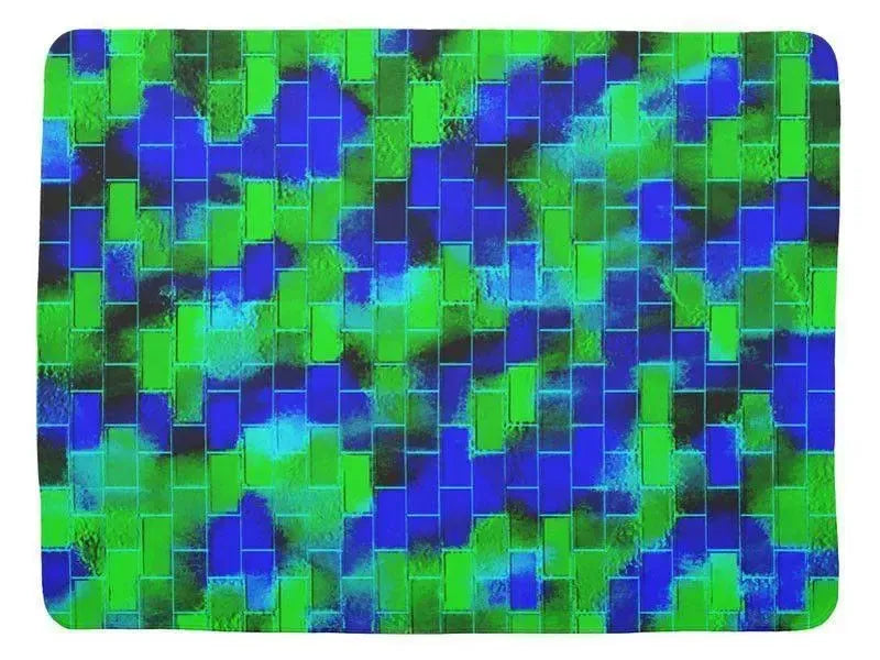 Baby Blankets-BRICK WALL SMUDGED Baby Blankets-from COLORADDICTED.COM-