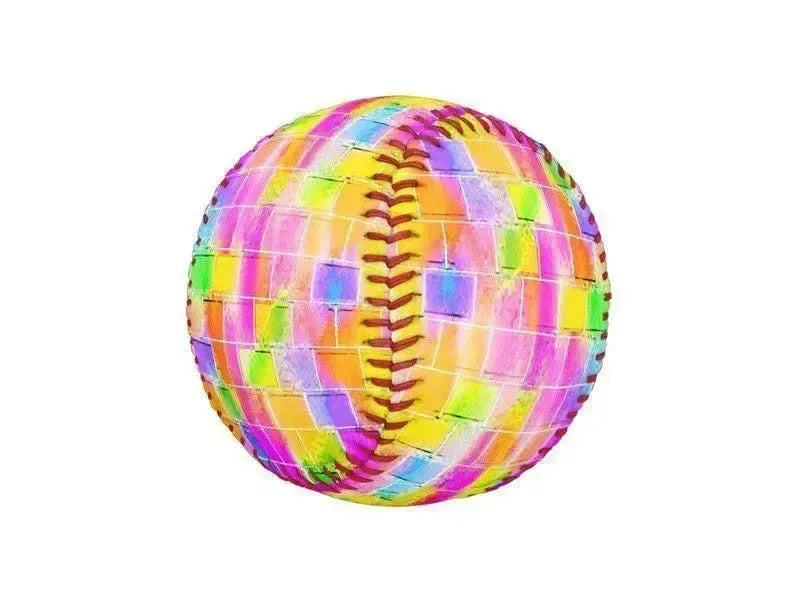 Baseballs-BRICK WALL SMUDGED Baseballs-from COLORADDICTED.COM-