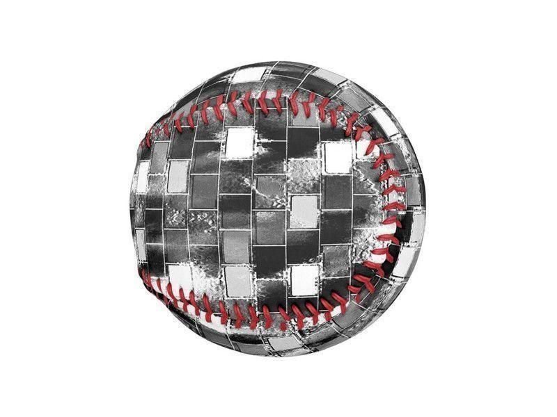 Baseballs-BRICK WALL SMUDGED Baseballs-from COLORADDICTED.COM-