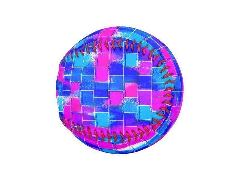 Baseballs-BRICK WALL SMUDGED Baseballs-from COLORADDICTED.COM-