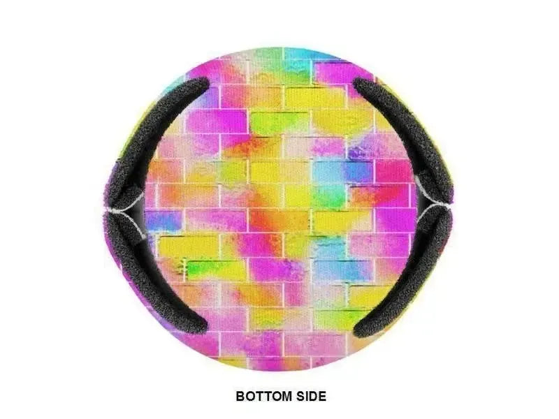 Can Cooler Sleeves – Can Koozies-BRICK WALL SMUDGED Bottle & Can Cooler Sleeves – Bottle & Can Koozies-from COLORADDICTED.COM-