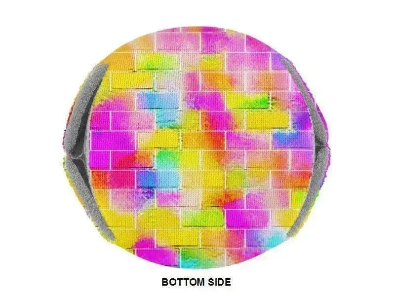 Bottle Cooler Sleeves – Bottle Koozies-BRICK WALL SMUDGED Bottle Cooler Sleeves – Bottle Koozies-from COLORADDICTED.COM-