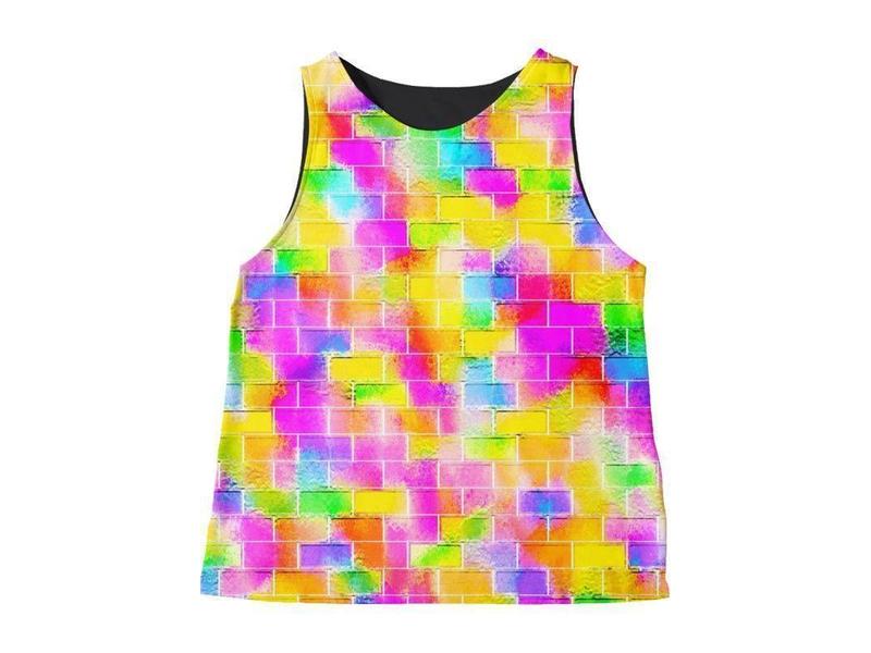 Contrast Tanks-BRICK WALL SMUDGED Contrast Tanks-Multicolor Light-from COLORADDICTED.COM-