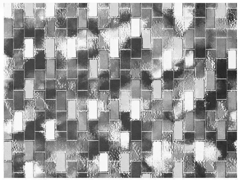 Fleece Blankets-BRICK WALL SMUDGED Fleece Blankets-Black, Grays & White-from COLORADDICTED.COM-