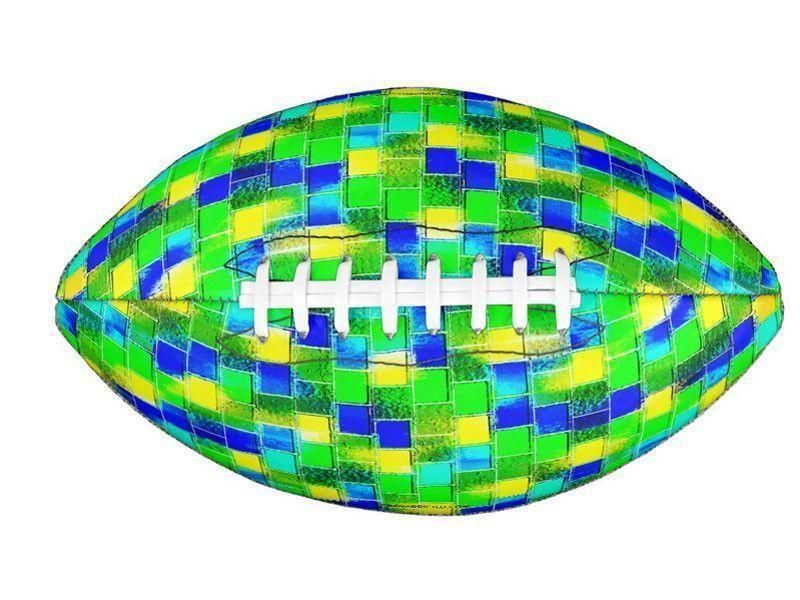 Footballs-BRICK WALL SMUDGED Footballs & Mini Footballs-from COLORADDICTED.COM-