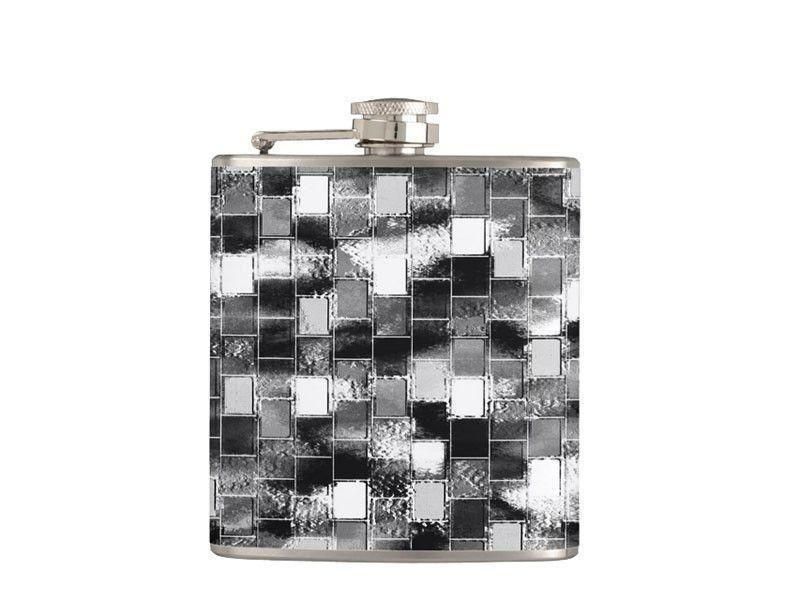 Hip Flasks-BRICK WALL SMUDGED Hip Flasks-from COLORADDICTED.COM-