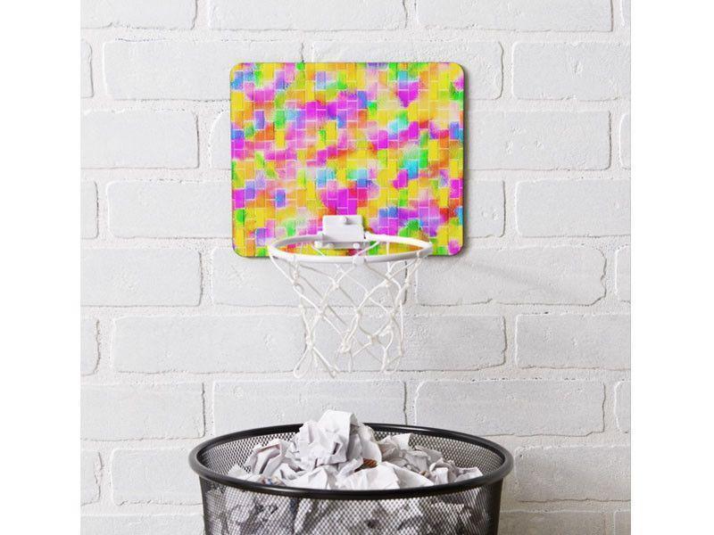 Mini Basketball Hoops-BRICK WALL SMUDGED Mini Basketball Hoops-from COLORADDICTED.COM-