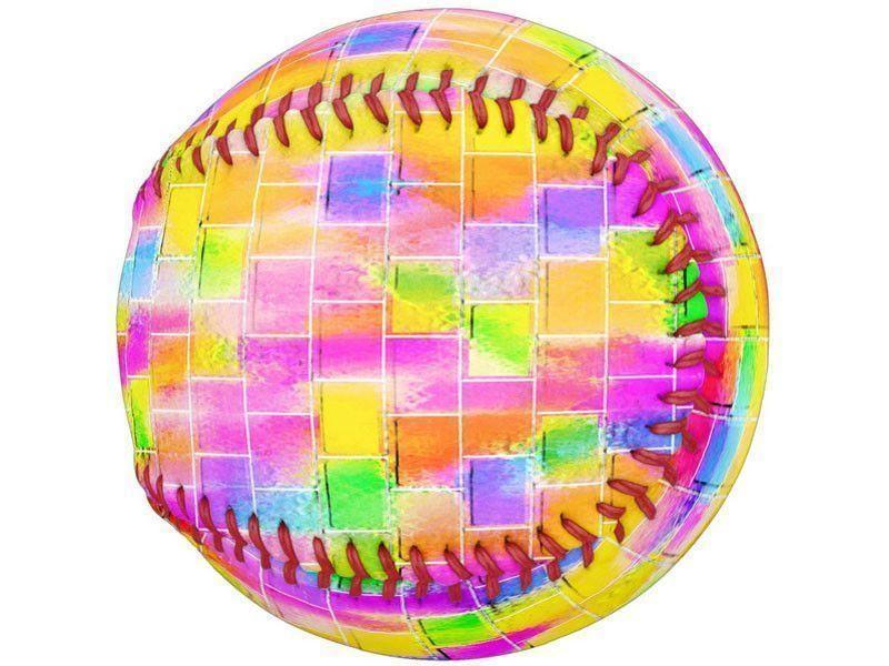 Softballs-BRICK WALL SMUDGED Softballs-Multicolor Light-from COLORADDICTED.COM-