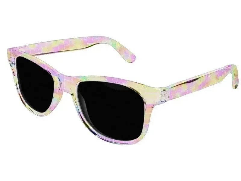 Wayfarer Sunglasses-BRICK WALL SMUDGED Wayfarer Sunglasses (transparent background)-from COLORADDICTED.COM-