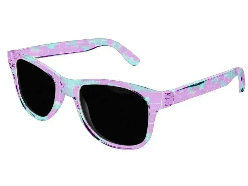 Wayfarer Sunglasses-BRICK WALL SMUDGED Wayfarer Sunglasses (transparent background)-from COLORADDICTED.COM-