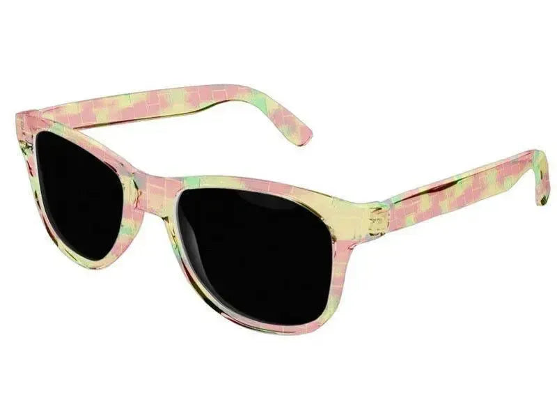Wayfarer Sunglasses-BRICK WALL SMUDGED Wayfarer Sunglasses (transparent background)-from COLORADDICTED.COM-