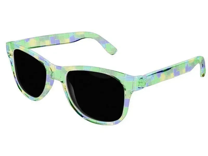 Wayfarer Sunglasses-BRICK WALL SMUDGED Wayfarer Sunglasses (transparent background)-from COLORADDICTED.COM-