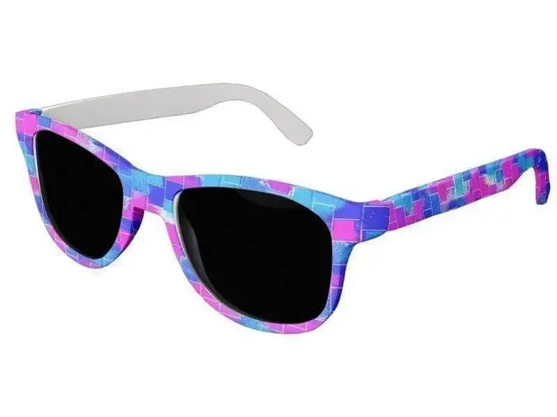 Wayfarer Sunglasses-BRICK WALL SMUDGED Wayfarer Sunglasses (white background)-from COLORADDICTED.COM-