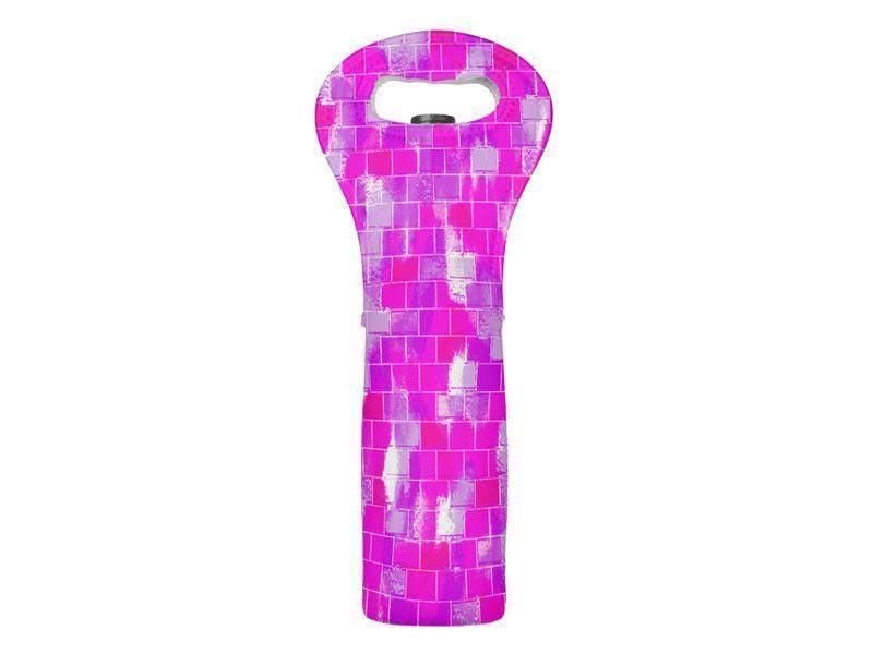 Wine Totes-BRICK WALL SMUDGED Wine Totes-from COLORADDICTED.COM-