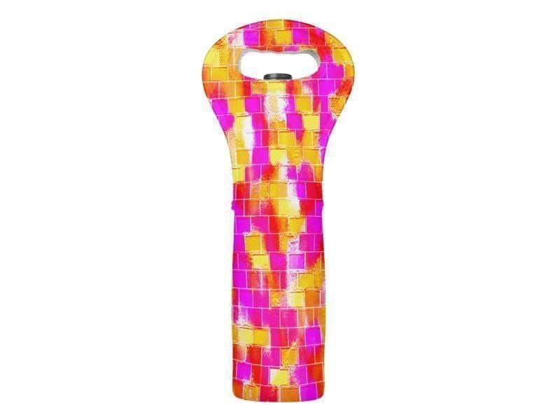 Wine Totes-BRICK WALL SMUDGED Wine Totes-from COLORADDICTED.COM-
