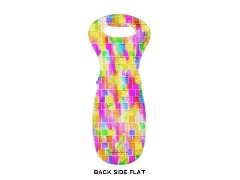 Wine Totes-BRICK WALL SMUDGED Wine Totes-from COLORADDICTED.COM-