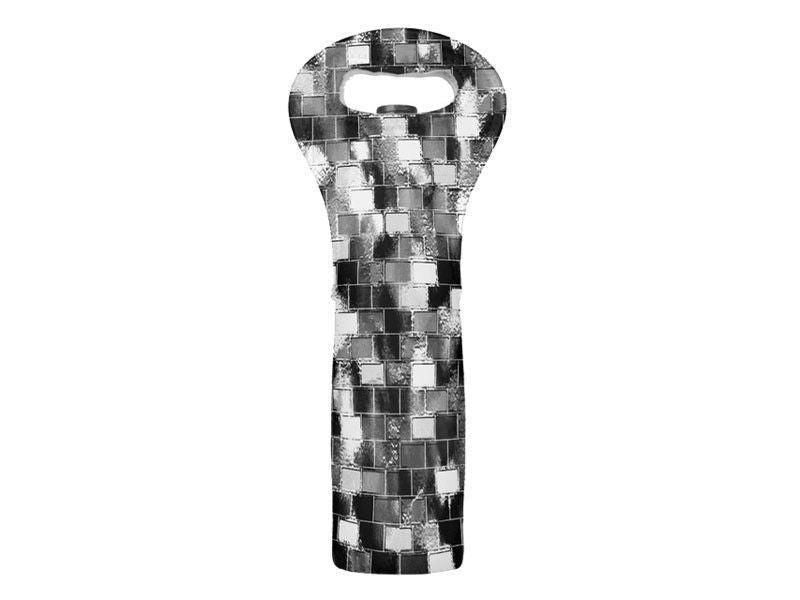 Wine Totes-BRICK WALL SMUDGED Wine Totes-from COLORADDICTED.COM-