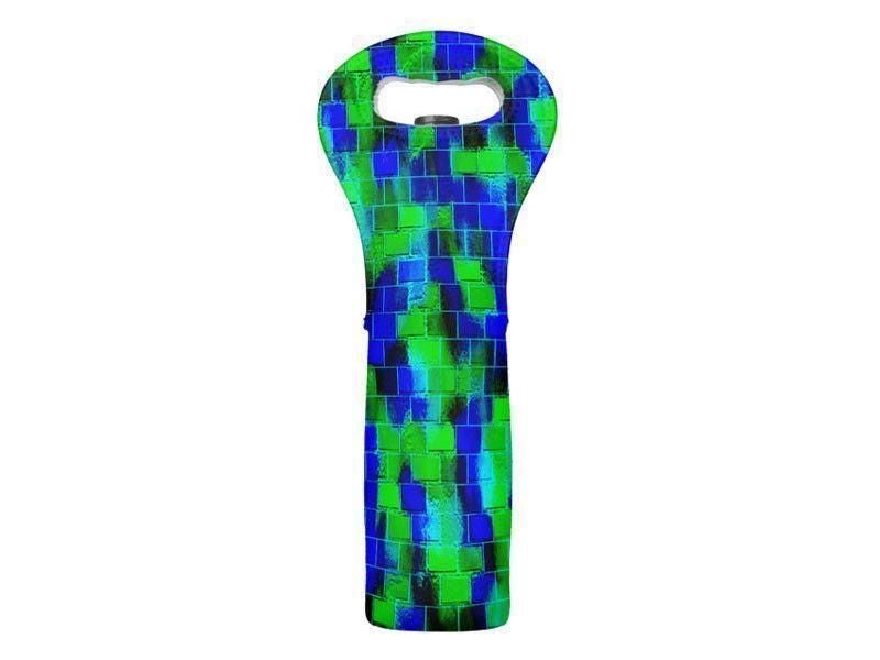 Wine Totes-BRICK WALL SMUDGED Wine Totes-from COLORADDICTED.COM-