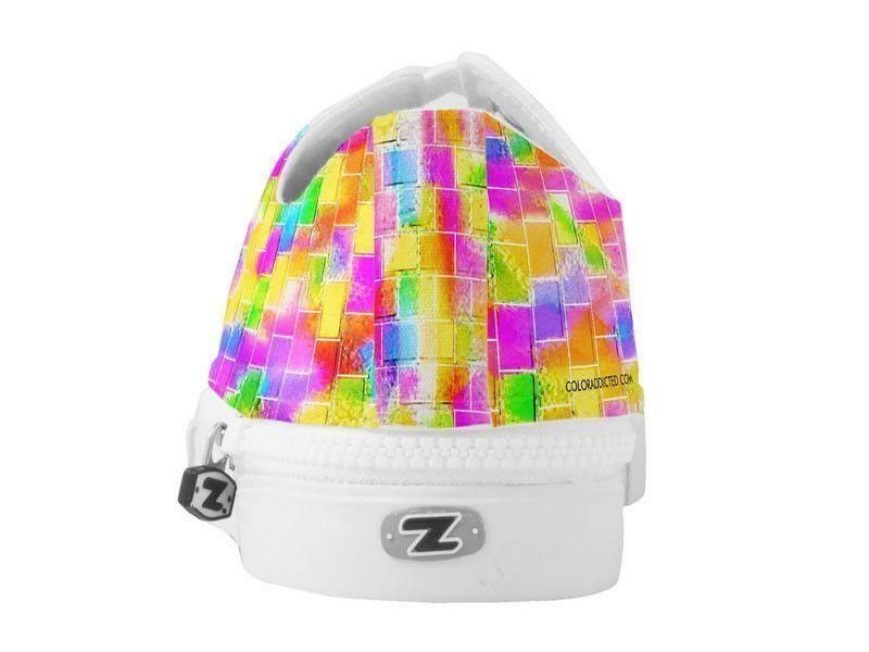 ZipZ Low-Top Sneakers-BRICK WALL SMUDGED ZipZ Low-Top Sneakers-from COLORADDICTED.COM-