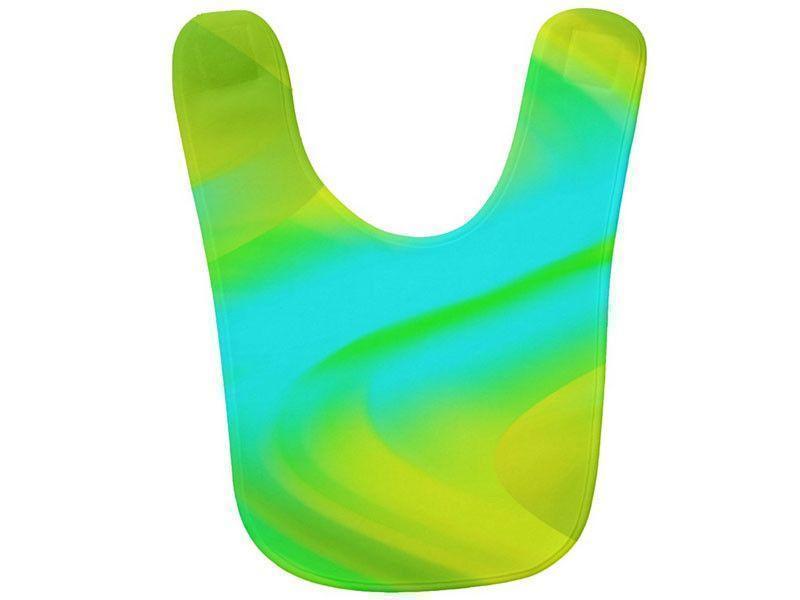 Baby Bibs-DREAM PATH Baby Bibs-Greens, Yellows &amp; Light Blues-from COLORADDICTED.COM-