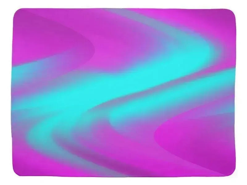 Baby Blankets-DREAM PATH Baby Blankets-Purples & Turquoises-from COLORADDICTED.COM-