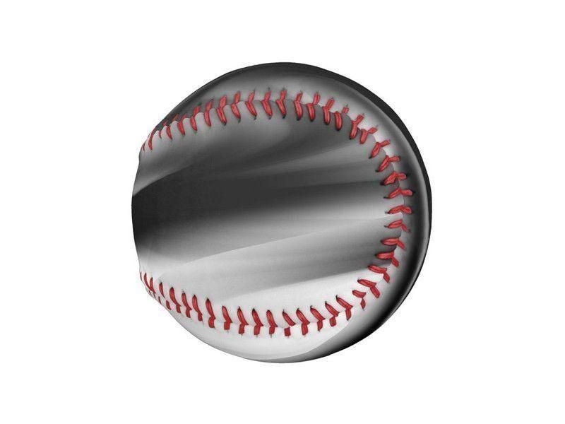 Baseballs-DREAM PATH Baseballs-Black &amp; Grays &amp; White-from COLORADDICTED.COM-