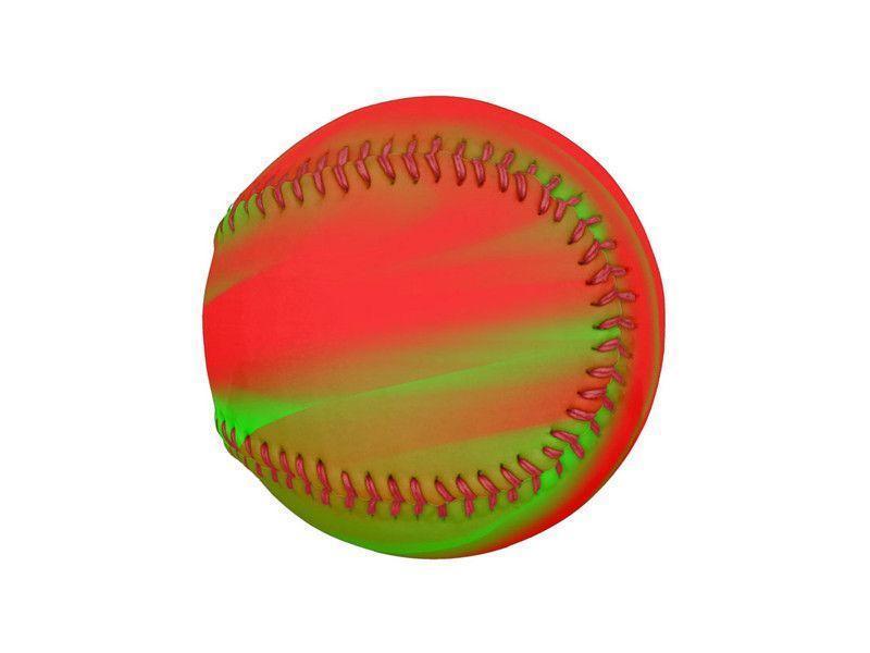 Baseballs-DREAM PATH Baseballs-Greens &amp; Reds-from COLORADDICTED.COM-