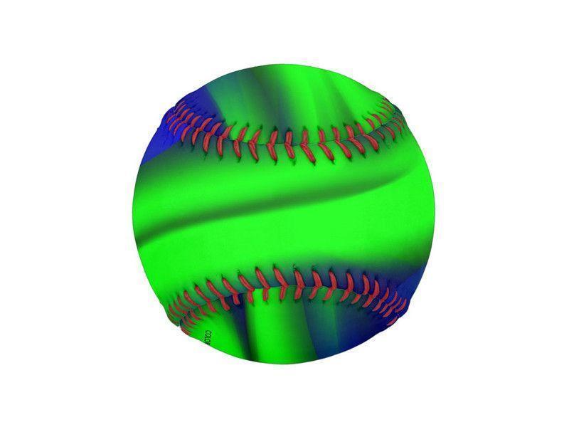 Baseballs-DREAM PATH Baseballs-Blues & Greens-from COLORADDICTED.COM-