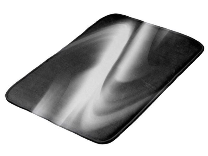 Bath Mats-DREAM PATH Bath Mats-Black &amp; Grays-from COLORADDICTED.COM-