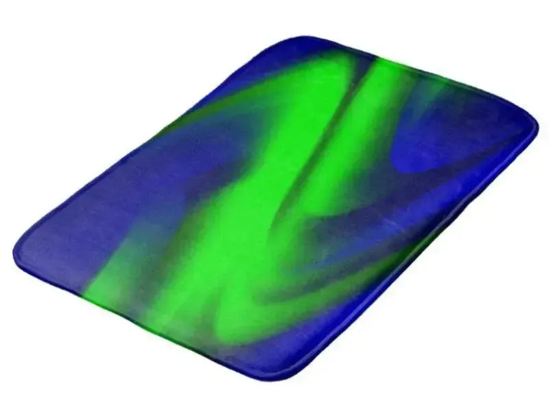 Bath Mats-DREAM PATH Bath Mats-Blues & Greens-from COLORADDICTED.COM-