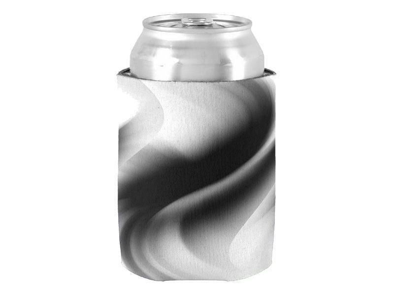 Can Cooler Sleeves – Can Koozies-DREAM PATH Bottle &amp; Can Cooler Sleeves – Bottle &amp; Can Koozies-Black &amp; Grays &amp; White-from COLORADDICTED.COM-