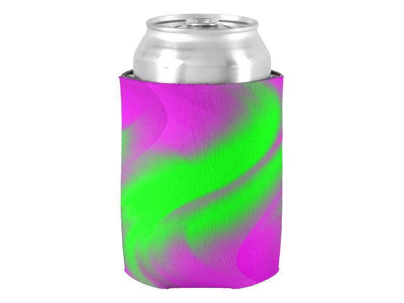 Can Cooler Sleeves – Can Koozies-DREAM PATH Bottle &amp; Can Cooler Sleeves – Bottle &amp; Can Koozies-Purples &amp; Greens-from COLORADDICTED.COM-