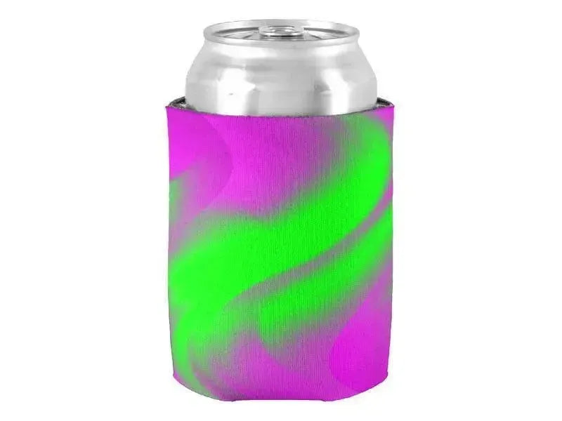 Can Cooler Sleeves – Can Koozies-DREAM PATH Bottle & Can Cooler Sleeves – Bottle & Can Koozies-Purples & Greens-from COLORADDICTED.COM-