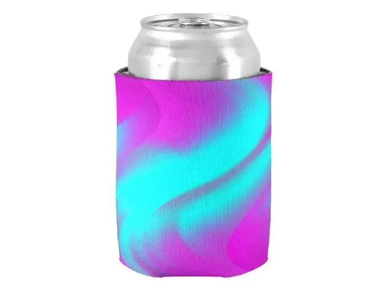 Can Cooler Sleeves – Can Koozies-DREAM PATH Bottle & Can Cooler Sleeves – Bottle & Can Koozies-Purples & Turquoises-from COLORADDICTED.COM-