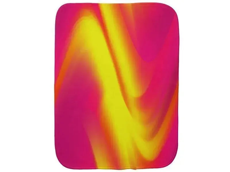 Burp Cloths-DREAM PATH Burp Cloths-Reds, Oranges, Fuchsias, Purples & Yellows-from COLORADDICTED.COM-