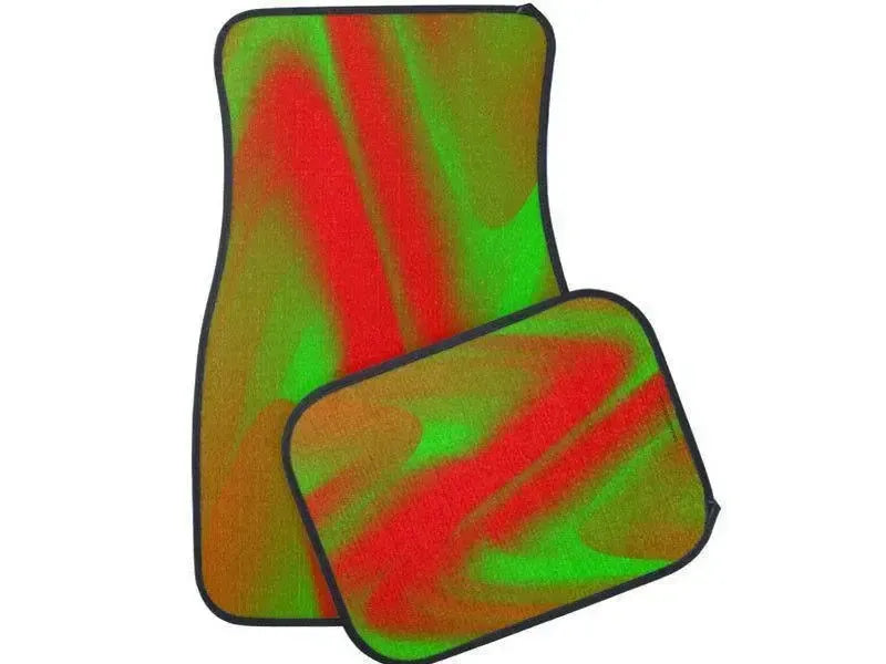 Car Mats-DREAM PATH Car Mats Sets-Greens & Reds-from COLORADDICTED.COM-