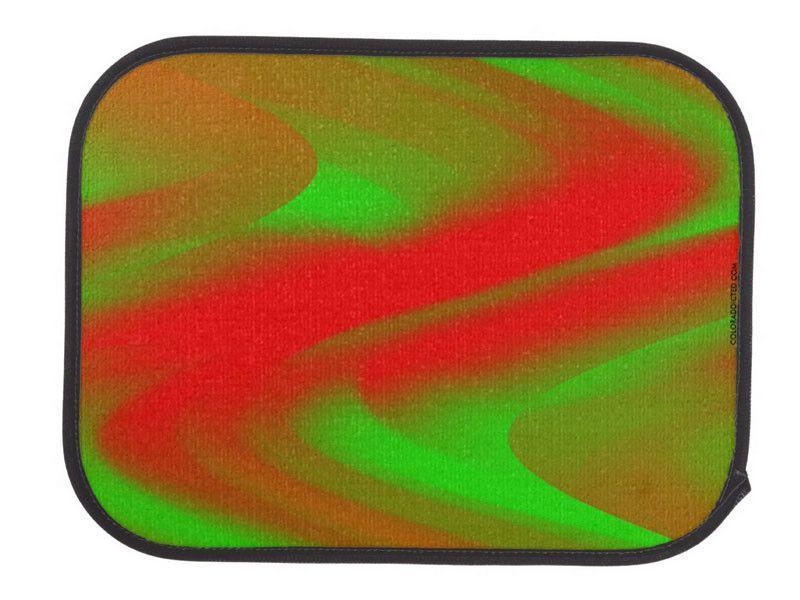 Car Mats-DREAM PATH Car Mats Sets-Greens &amp; Reds-from COLORADDICTED.COM-