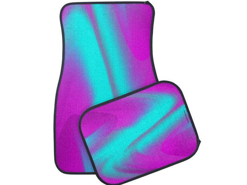 Car Mats-DREAM PATH Car Mats Sets-Purples &amp; Turquoises-from COLORADDICTED.COM-