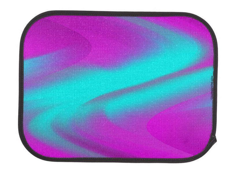 Car Mats-DREAM PATH Car Mats Sets-Purples &amp; Turquoises-from COLORADDICTED.COM-