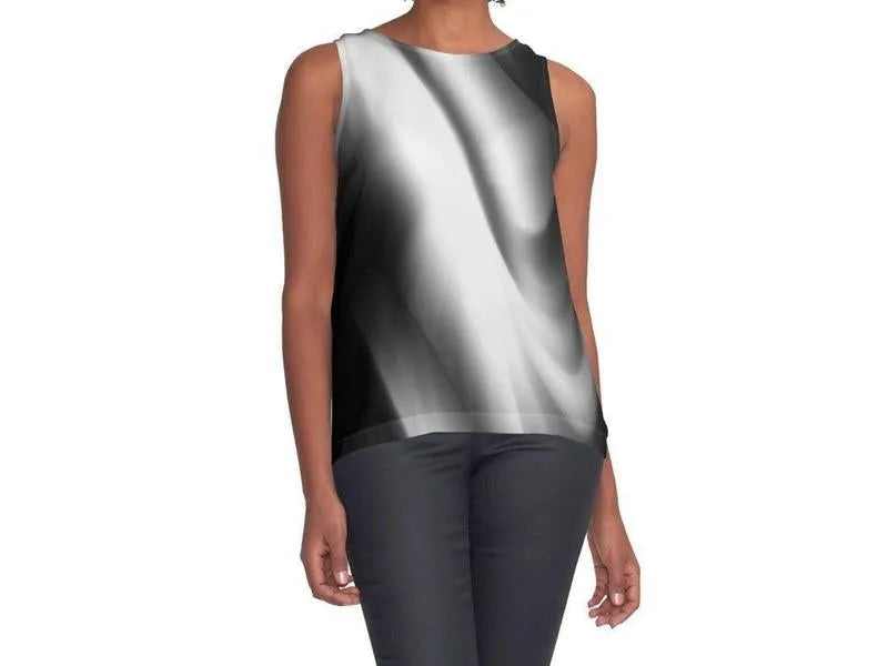 Contrast Tanks-DREAM PATH Contrast Tanks-Black & Grays-from COLORADDICTED.COM-