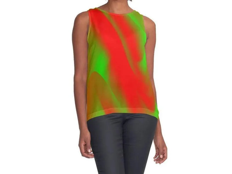 Contrast Tanks-DREAM PATH Contrast Tanks-Greens & Reds-from COLORADDICTED.COM-