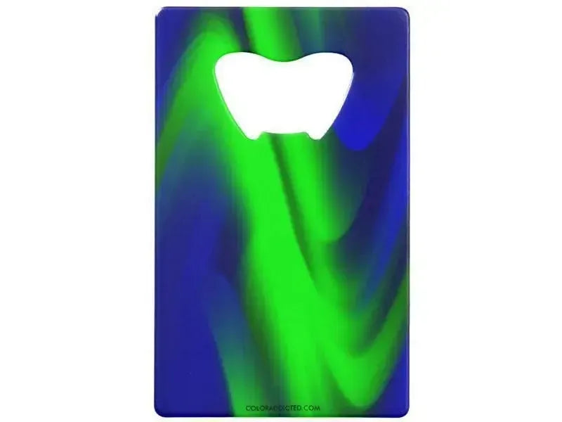 Credit Card Bottle Openers-DREAM PATH Credit Card Bottle Openers-Blues & Greens-from COLORADDICTED.COM-