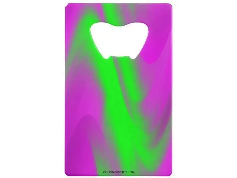 Credit Card Bottle Openers-DREAM PATH Credit Card Bottle Openers-Purples & Greens-from COLORADDICTED.COM-