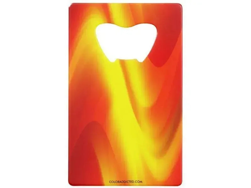 Credit Card Bottle Openers-DREAM PATH Credit Card Bottle Openers-Reds, Oranges & Yellows-from COLORADDICTED.COM-