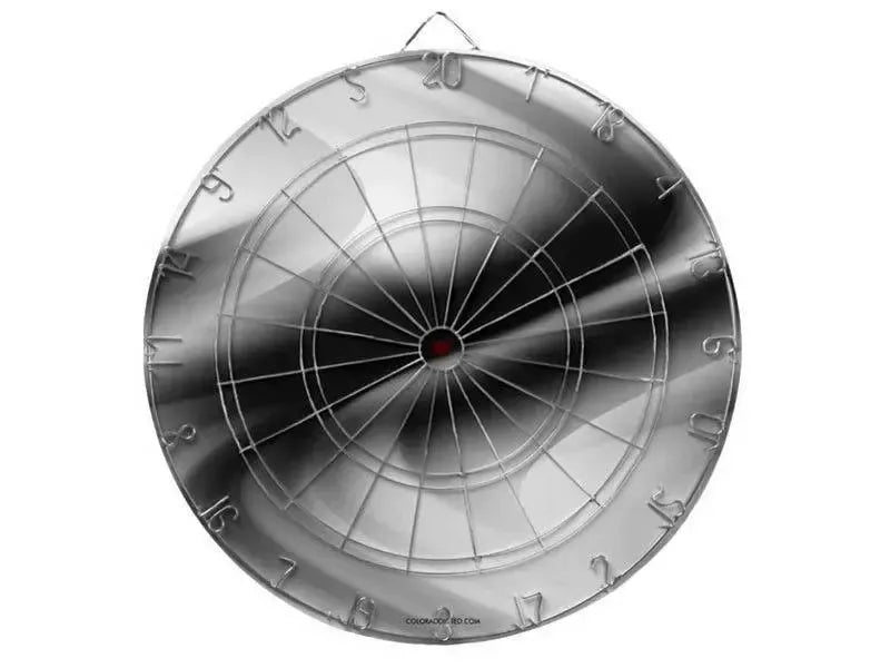 Dartboards-DREAM PATH Dartboards (includes 6 Darts)-Black & Grays & White-from COLORADDICTED.COM-