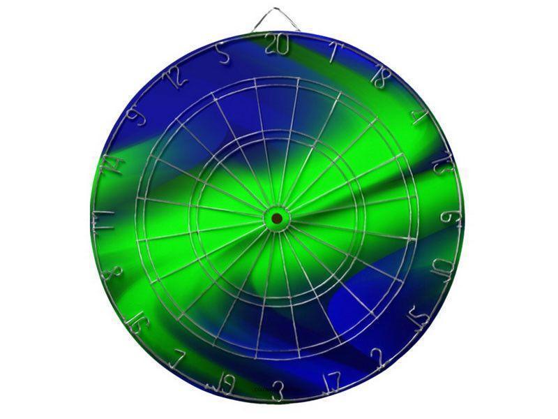 Dartboards-DREAM PATH Dartboards (includes 6 Darts)-Blues &amp; Greens-from COLORADDICTED.COM-