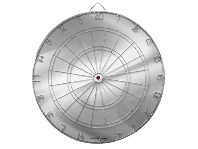 Dartboards-DREAM PATH Dartboards (includes 6 Darts)-Grays & White-from COLORADDICTED.COM-