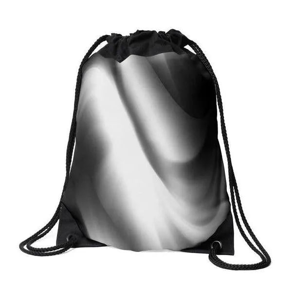Drawstring Bags-DREAM PATH Drawstring Bags-Black & Grays-from COLORADDICTED.COM-